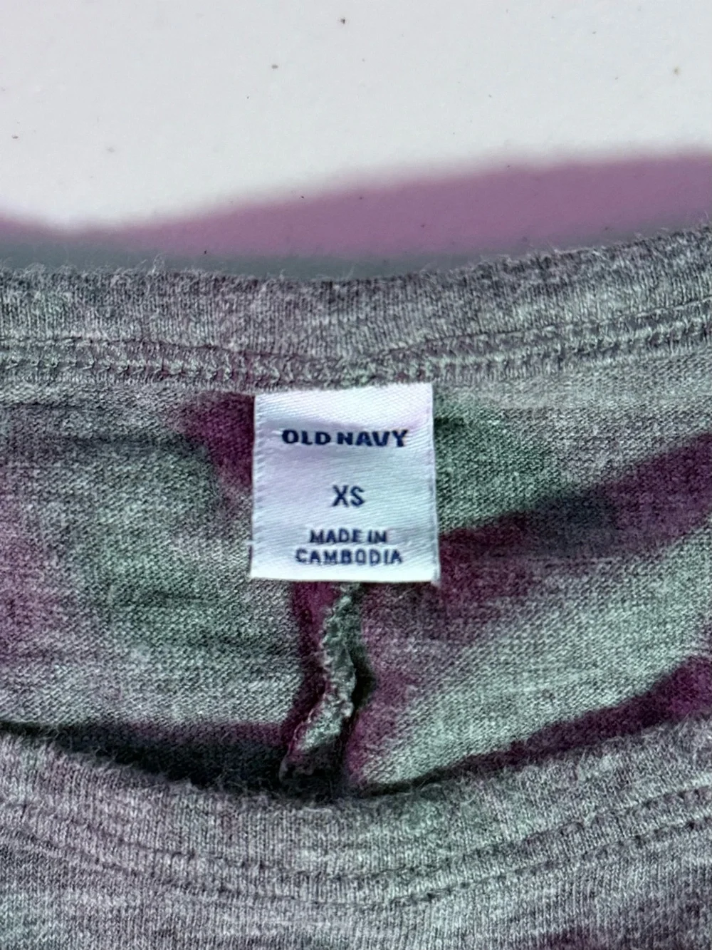 Old Navy Girls (XS) Gray Crew Neck Tee-Dress